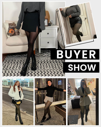 Today Only🎯 Translucent Fleece Lined Tights