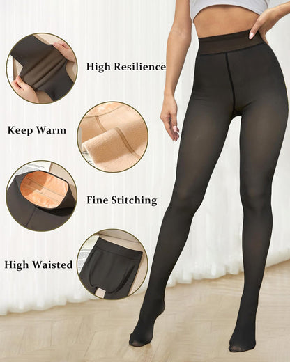 Today Only🎯 Translucent Fleece Lined Tights