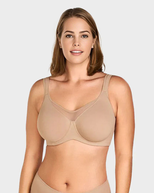 Plus Size Cooling Full Coverage Minimizer Bra